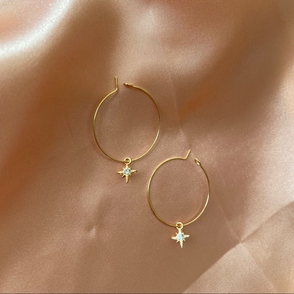 Myth X Dream Jewelry - 🔥 Stars Hoops Hoop Earrings